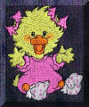 Cool Creations Embroidery Designs - Little duckling in pink