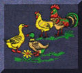 Cool Creations Embroidery Designs - Chickens and ducks