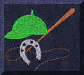 Cool Creations Embroidery Designs - Horses, Green cap