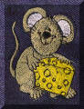 Cool Creations Embroidery Designs - Mouse with cheese