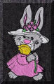 Cool Creations Embroidery Designs - Bunny with flower hat