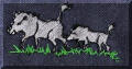 Cool Creations Embroidery Designs, wild animals - Warthogs