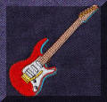 Exquisite embroidery designs by Cool Creations - Electric guitar
