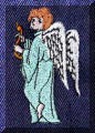 Cool Creations Embroidery Designs - Angel with harp