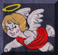 Cool Creations Embroidery Designs (Angel in red)