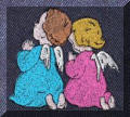 Cool Creations Embroidery Designs -Two little angels praying