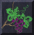 Exquisite embroidery designs by Cool Creations - Grapes