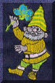 Exquisite embroidery designs by Cool Creations - Dwarf with flower