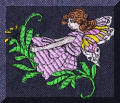 Exquisite embroidery designs by Cool Creations - Fairy on climber
