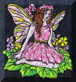 Exquisite embroidery designs by Cool Creations - Fairy on leaf