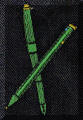 Exquisite embroidery designs by Cool Creations - Green pens