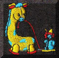 Exquisite embroidery designs by Cool Creations - Giraffe pulling toy