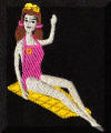 Exquisite embroidery designs by Cool Creations - Doll waving