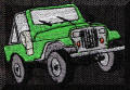 Embroidery designs by Cool Creations - Green Jeep