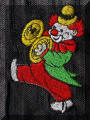 Exquisite embroidery designs by Cool Creations - Clown with cymbals