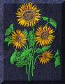 Beautiful embroidery designs by Cool Creations - Yellow Sunflowers