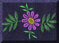 Beautiful embroidery designs by Cool Creations - Purple flower